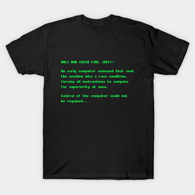 Command (HCF) T-Shirt by Plan8